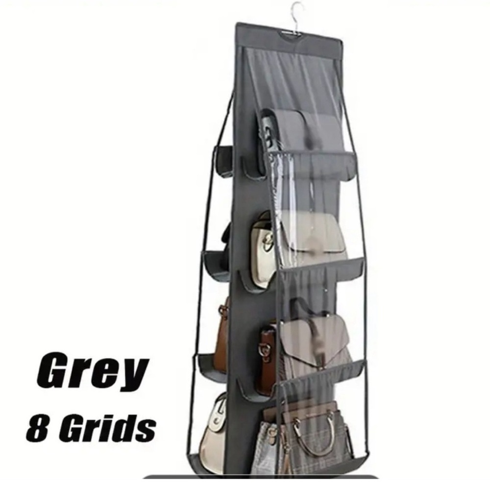 Purse organizer for closet